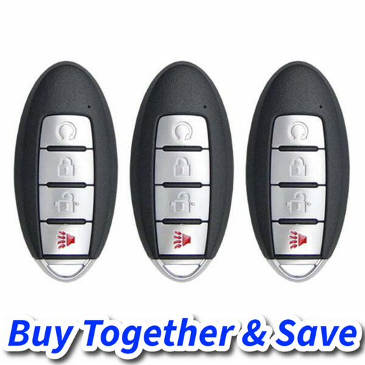 Bundle of 3 / 2018-2021 Nissan Kicks Rogue / 4-Button Smart Key / PN: 285E3-5RA6A / KR5TXN3 (Aftermarket)