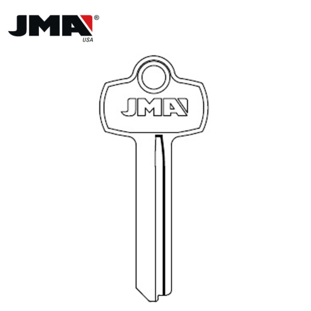 JMA – A1114F Best “F” Keyway Key Blank