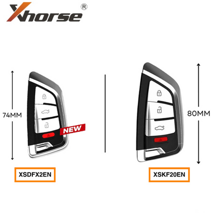 NEW! Xhorse – SMALL Knife Style XSDFX2EN / 4-Button Universal Smart Key