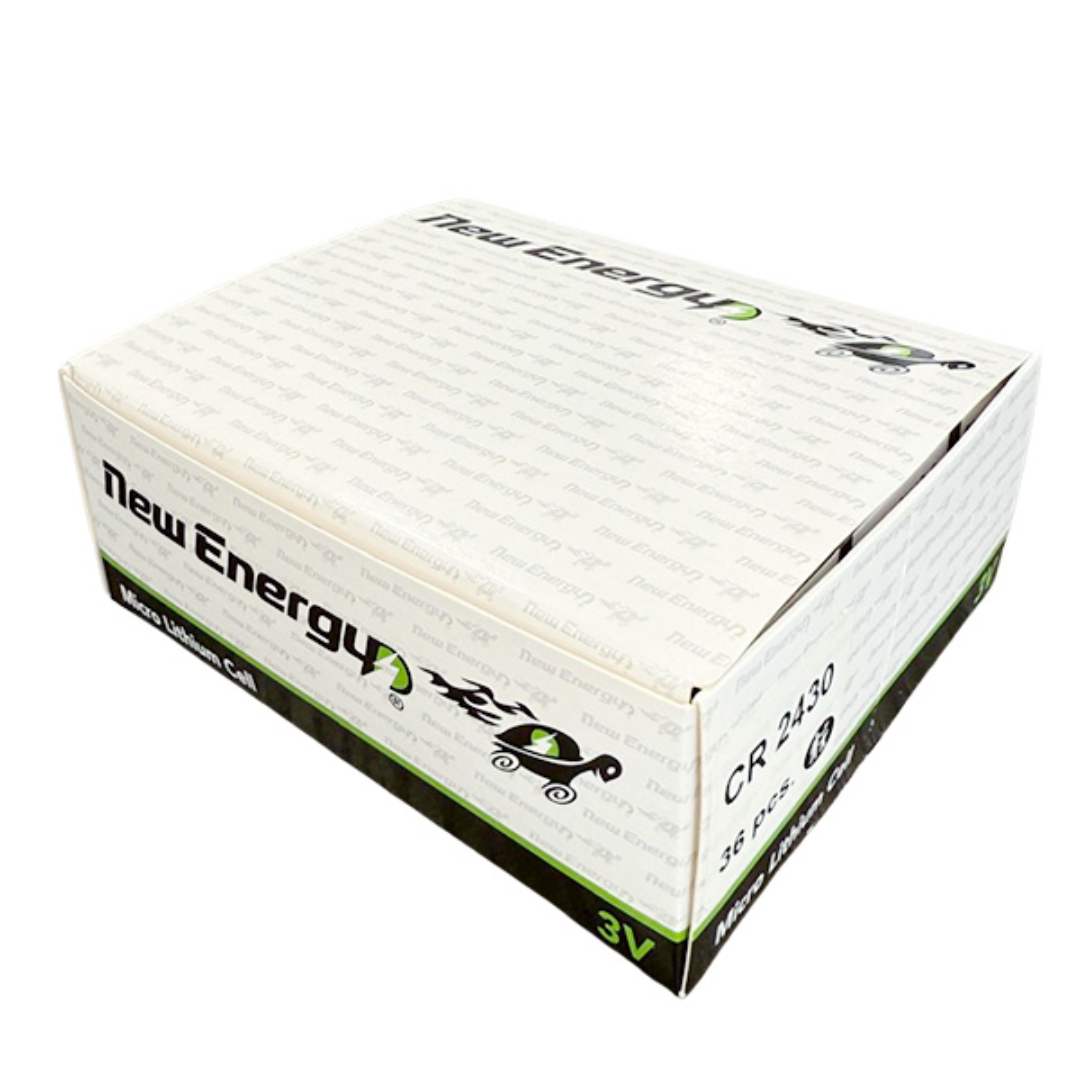 New Energy – 24-Pack CR2430 3-Volt Lithium Batteries