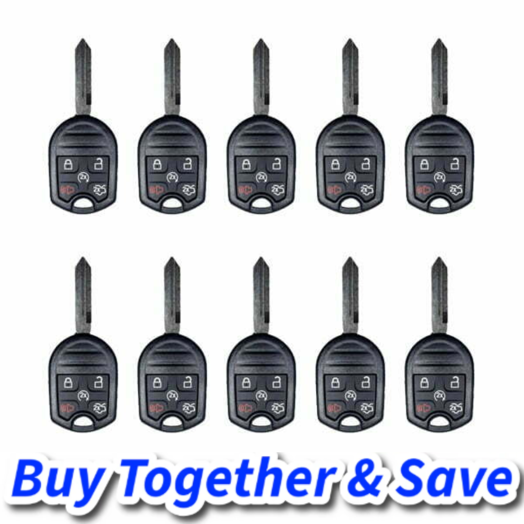 Bundle of 10 / 2007-2017 Ford Lincoln / 5-Button Remote Head Key / CWTWB1U793 (Aftermarket)