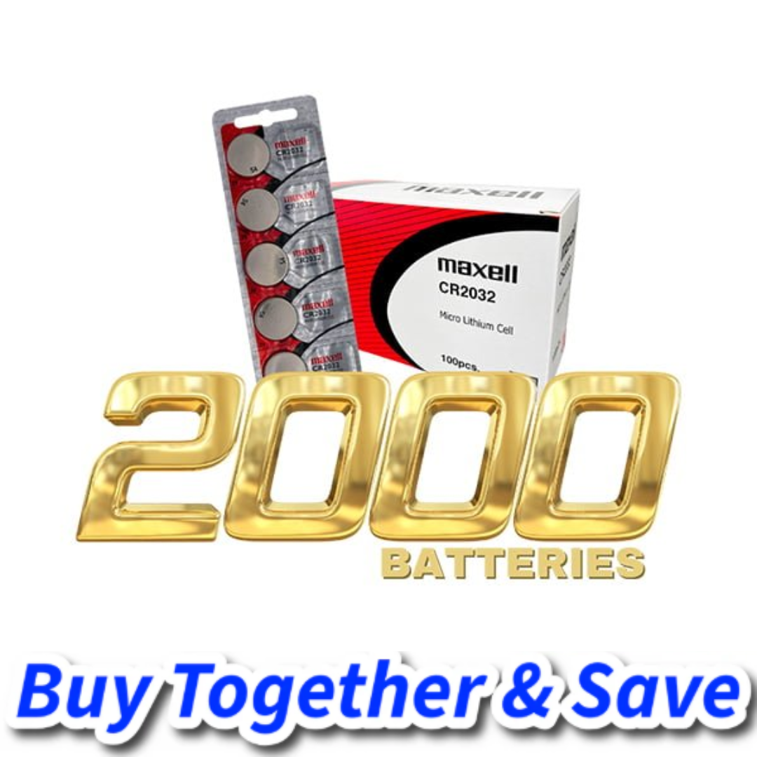 2K Batteries of CR2032 3-Volt Lithium Batteries (400-Packs)
