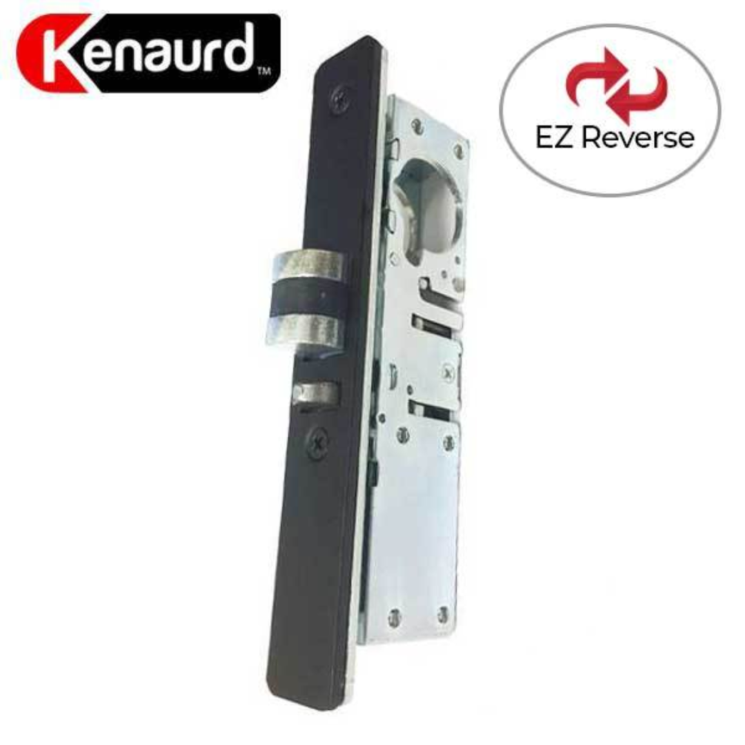 Kenaurd Narrow-Stile – Latch Lock Body – Deadlatch – 1-1/8″ – with 2 Faceplates & EZ Reverse
