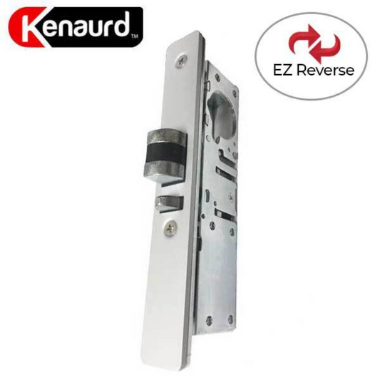 Kenaurd Narrow-Stile – Latch Lock Body – Deadlatch – 1-1/8″ – with 2 Faceplates & EZ Reverse