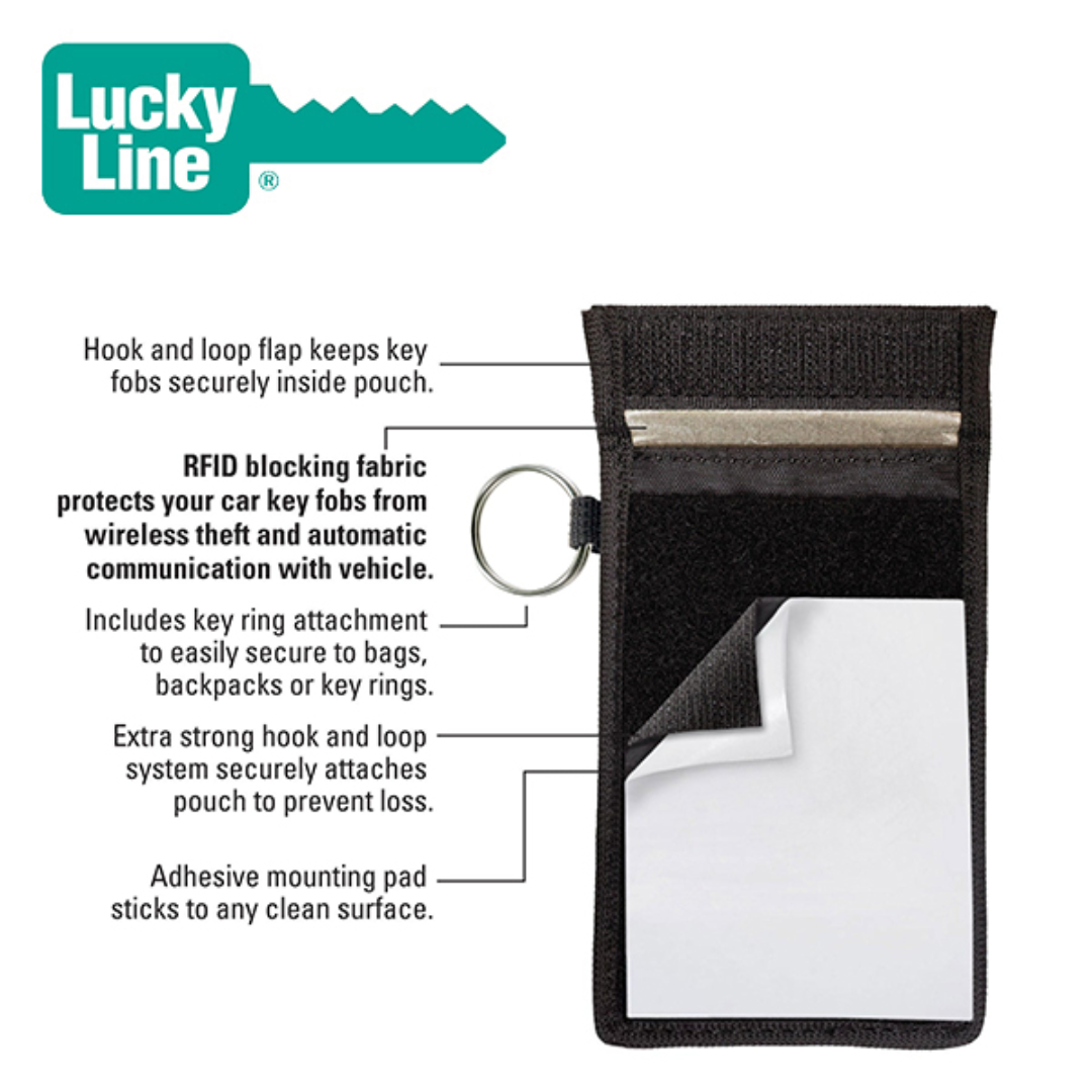 LuckyLine – Signal Blocking Key Hider Display – 12/Box