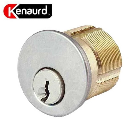 Kenaurd Premium Mortise Cylinder – 1-1/2″ – 26D – Satin Chrome – SC1