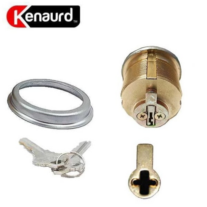 Kenaurd Premium Mortise Cylinder – 1″ – 26D – Satin Chrome – SC1