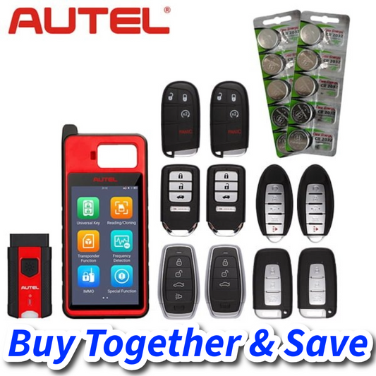 Autel Bundle – MaxiIM KM100 Universal Key Generator Kit + 8 IKEY Universal Smart Keys & 10 Batteries