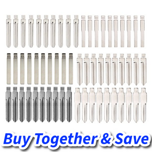 Kickstart Bundle! GM & Ford Flip Blade Bundle For Xhorse & KEYDIY Universal Remotes (60 pcs)