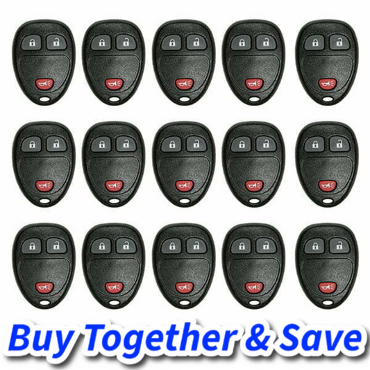 Bundle of 15 / 2007-2017 GM / 3-Button Keyless Entry Remote / FCC ID: OUC60270 (Aftermarket)