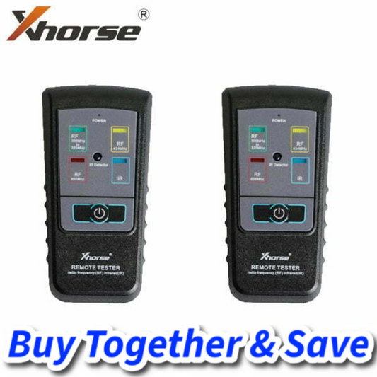 Bundle of 2 / Xhorse – Remote Control Tester Radio Frequency (RF) and Infrared (iR)