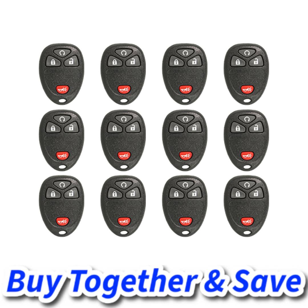 Dozen Pack / 2007-2017 GM / 4-Button Keyless Entry Remote / OUC60270 (Aftermarket)
