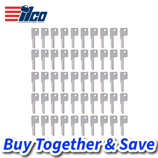 Pack of 50 / ILCO – 999N-Y1E Yale Key Blank