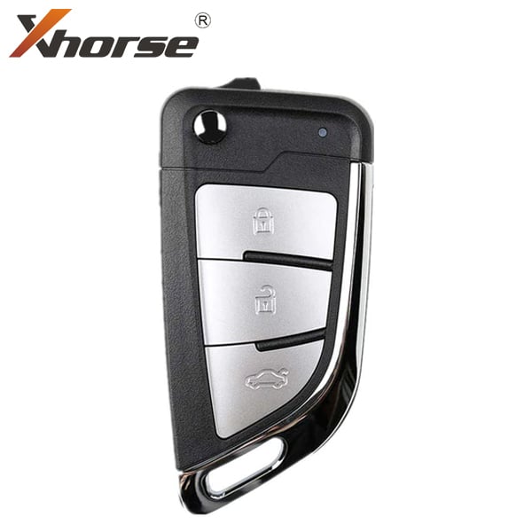Xhorse – Knife Style / 3-Button Universal Remote Flip Key W/ Super Transponder for VVDI Key Tool VVDI2 (Wireless)