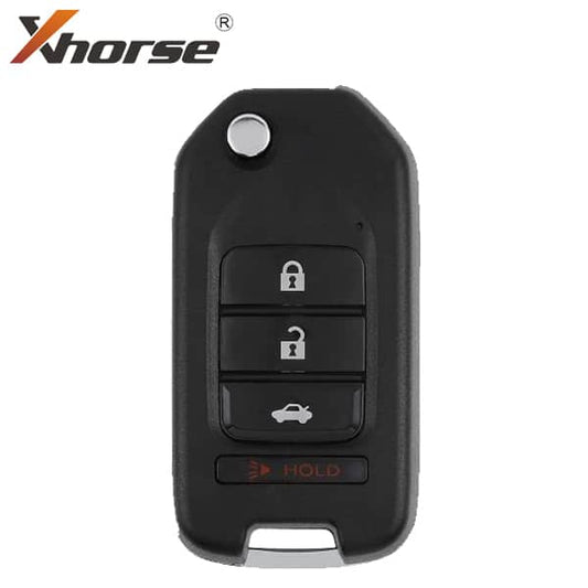 Xhorse – Honda Style / 4-Button Universal Flip Key Remote for VVDI Key Tool / XKHO01EN (Wired)