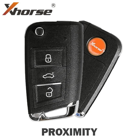 Xhorse MQB Style 3-Button Universal Flip Key w/ Proximity Function for VVDI Key Tool / XSMQB1EN