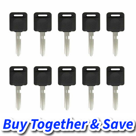 Bundle of 10 / 2002-2019 Nissan Infiniti NI04T Transponder Key (Chip 46) (Aftermarket)