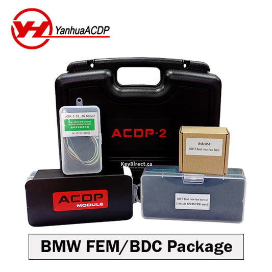 YANHUA ACDP-2 – BMW FEM/BDC Package (Basic Module + Module 2 + Module 3 + N20/N55/B38 + B48 Bench Board Set