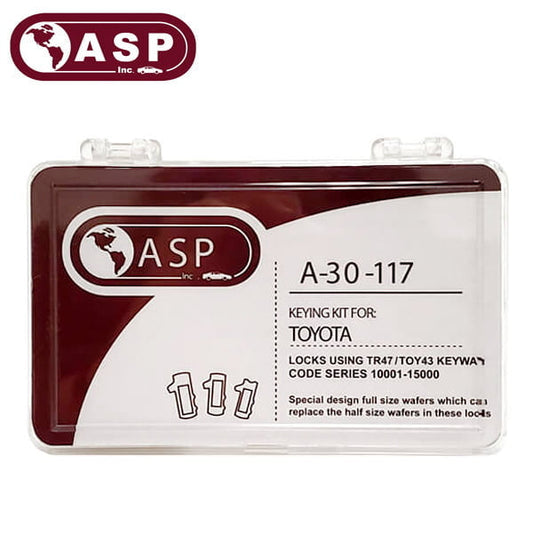 ASP – 1995-2019 Toyota Scion Pontiac Subaru Keying Tumbler Kit / TR47 / TOY43 / 8 Cut / A-30-117