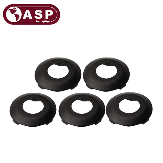 ASP – 1996-2017 Chrysler Dodge Jeep / Y160 / Face Cap For Door Lock / Black / P-44-218 (Pack of 5)