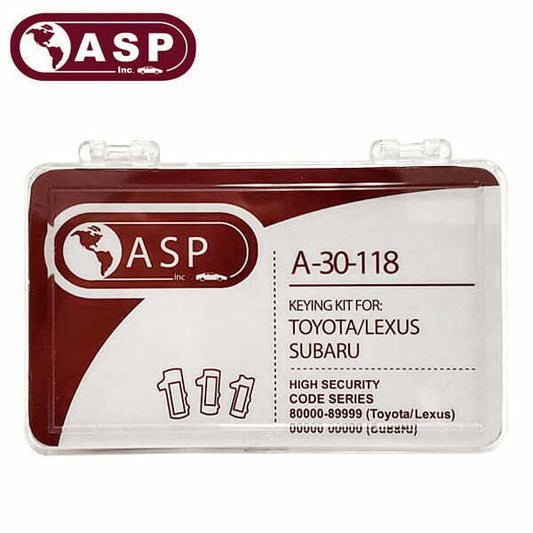 ASP- 2005-2020 Toyota Lexus 80K / Subaru 90K Keying Tumbler Kit / A-30-118