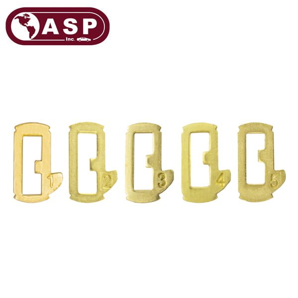 ASP – 2012-2020 Hyundai Kia HY18 / HY18R / Keying Tumbler Kit Refill – #1 – #5 Depth (Pack of 25)