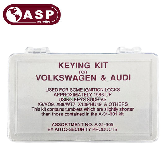 ASP – Volkswagen & Audi Keying Kit / A-31-305