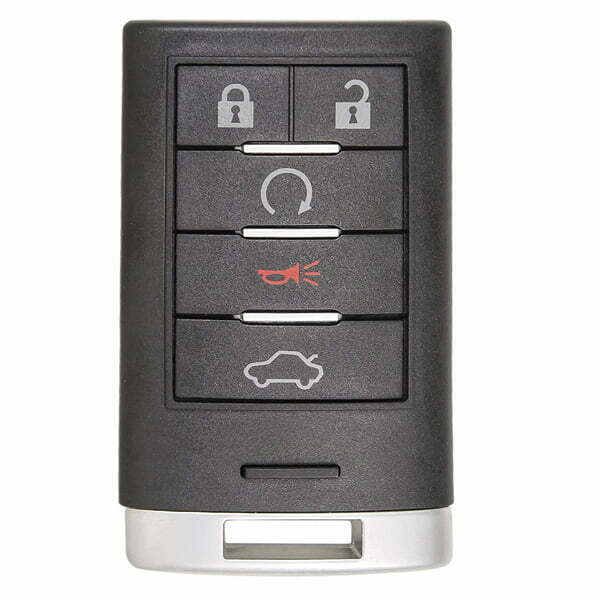 2008-2014 Cadillac CTS STS / 5-Button Smart Key / M3N5WY7777A (Aftermarket)