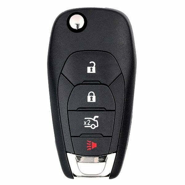 2016-2018 Chevrolet Cruze / 4-Button Flip Key / FCC ID: LXP-T003 / PN: 13514135 / 315 Mhz (Aftermarket)