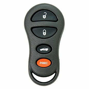 1998-2011 Chrysler / Dodge / 4-Button Keyless Entry Remote / GQ43VT9T (Aftermarket)