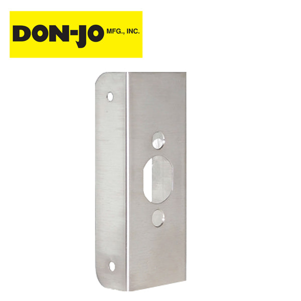 Don-Jo – 20-S-FE – Wrap Around Plate – Reinforcer For Deadbolts and Key-In-Knob / Stainless Steel