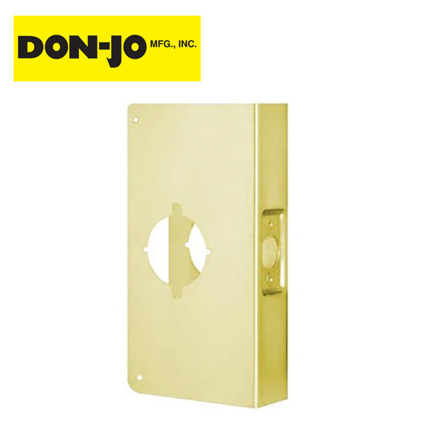 Don-Jo – 9K-PB-CW – Wrap Around – 5 9″ Height – 2-3/4″ Backset / Bright Brass