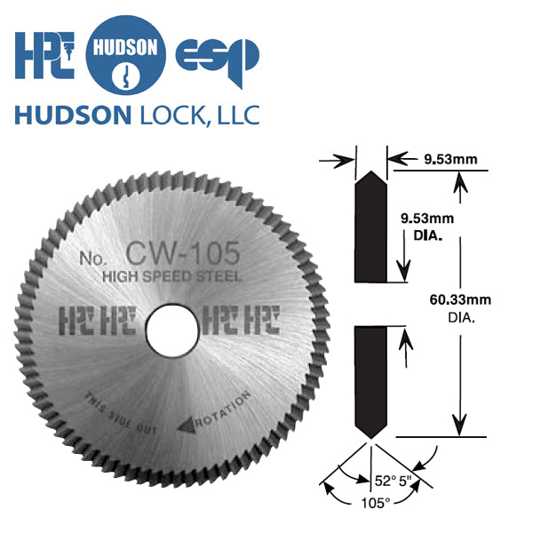 HPC – CW-105 – 105° Cutter for 1200 Machines