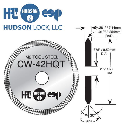 HPC – CW-42HQT – Steel Cutter For 3344HQT, 6666HQT Key Machines