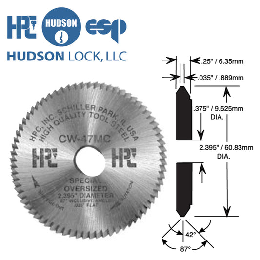 HPC – CW-47MC Cutter for HPC Key Machines