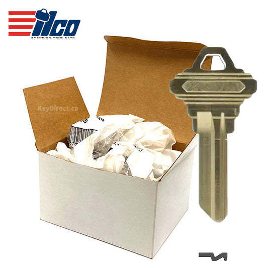 ILCO – 100-C NS Schlage Key Blank / 5-Pin / Nickel Silver / 250 Pack
