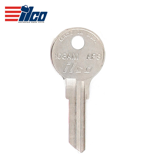 ILCO – 103AM AP3 Chicago / Steelcase Key Blank