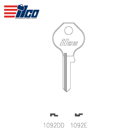 ILCO – 1092E Master Padlock Key Blank