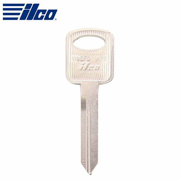 ILCO 1196FD H75 Ford / Lincoln / Mercury / Mazda Metal Key (1196FD-H75)