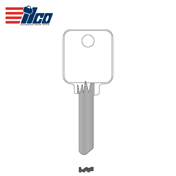 ILCO – 1518 Medeco Key Blank