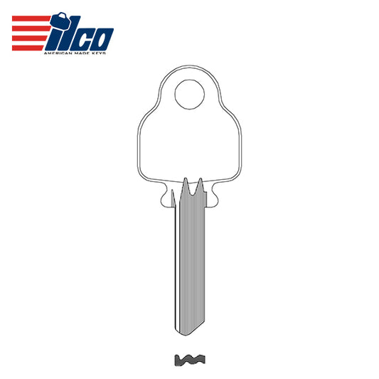 ILCO – 1543 Medeco Key Blank