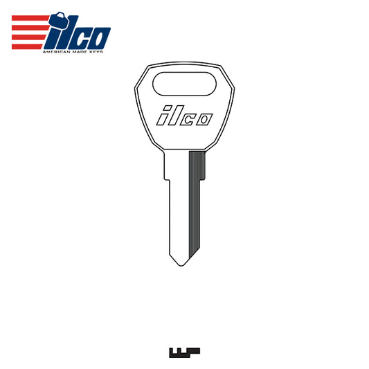 ILCO – 1645 Fulton Hitch Key Blank