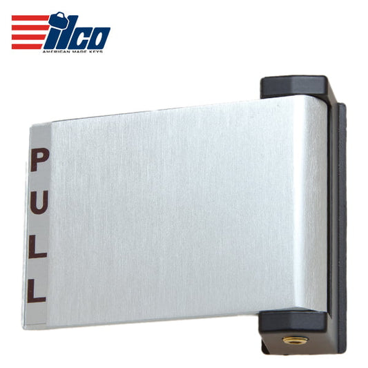 ILCO – 459 Series Storefront Paddle – Pull to Right – Finish: Clear / Dark Bronze / Black