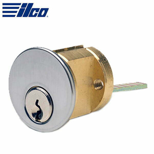 ILCO – 7075 Rim Cylinder SC1 Schlage C Keyway / 5 Pin / Long Standard 2 3 ⁄ 8” / 26D- Satin Chrome / KD