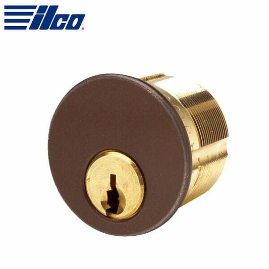 ILCO – 7165 Mortise Cylinder – 1″ / 5 Pin / Kwikset / Adams Rite Cam / 46-Durocolor Brown Aluminum / KA2