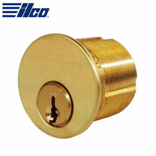 ILCO – 7185 – Mortise Cylinder / 5 Pin / 1 1/8″ / Schlage C / 03 – Bright Brass / KA2