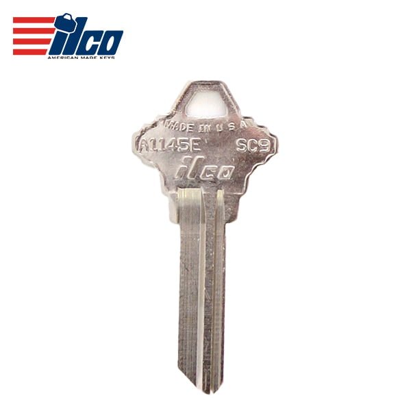 ILCO – A1145E-SC9 Schlage Key Blank / Nickel Plate