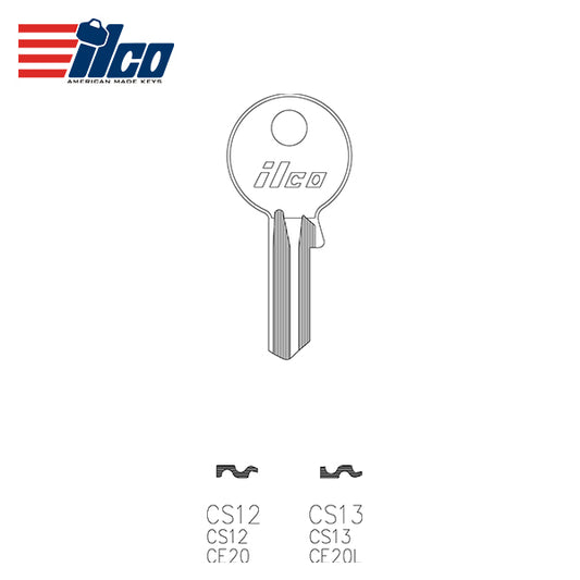 ILCO – CS12 Key Blank