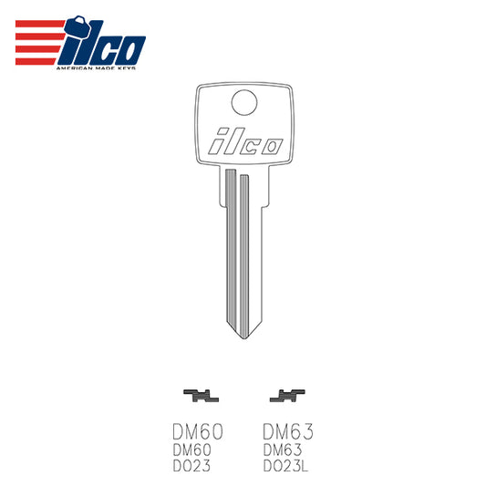 ILCO – DM60 Key Blank