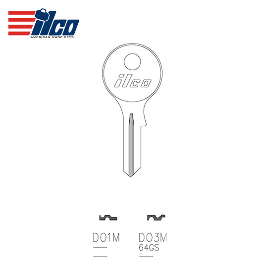 ILCO – DO1M Key Blank